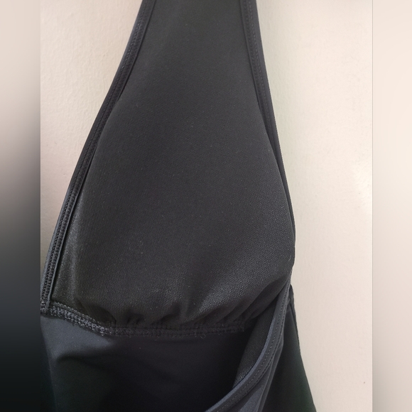 TAHITI Mix & Match Series Black & Turquoise Tankini Swimsuit S Top & L Btm - Picture 6 of 15